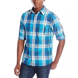 Dakota Grizzly Men's Corky Long Sleeve Fishing Shirt, Oasis Size M
